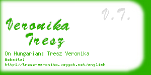 veronika tresz business card